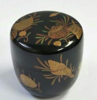 茶道具 薄器 大棗 海松貝蒔絵 塚本規義 山中塗 新品 茶道具 薄器 大棗 海松貝蒔絵 塚本規義 山中塗