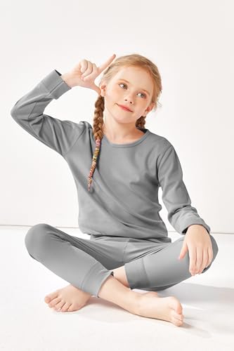 Resinta Meninas Crianças Algodão Conjunto de Roupa Interior Térmica Criança Meninas Ceroulas Criança