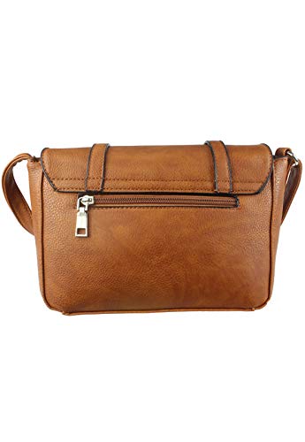 Bolsa Lenna's Transversal B024 Caramelo