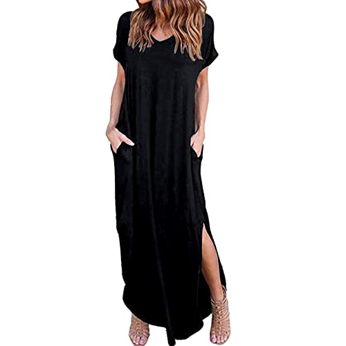 Robe tendance fluide col en V pour masquer les complexes avec style