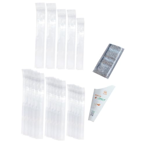 Beaupretty アイスキャンディー型ロングアイス作り袋 入り 保温カバー 漏斗付き お子様向け多用途スナック収納可 持ち運び簡単