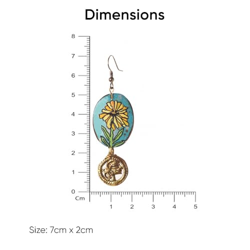 Image of Boho Ethnic Earrings Collection for Women - Colorful Tassel, Hoop, Stud, Drop, Chandelier & Huggie Styles Inspired by Festival Fashion