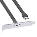 Produktbild InLine® Slotblende USB Typ-C zu USB 3.1 Frontpanel Key-A intern, 0,3m