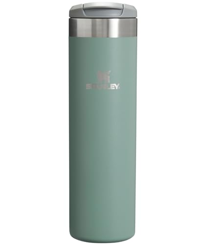 Image of Stanley AeroLight Transit Bottle 20 oz | Locking Drink Through Lid | Leak Resistant Water Bottle or Coffee Travel Mug | Lightweight Insulated Stainless Steel | BPA-Free | Shale