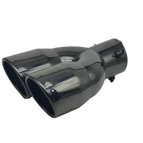 Silenciador universal negro de 73mm ideal para renovar el escape de Kia o ix35
