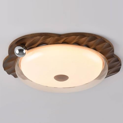 Plafonnier style français haut de gamme en bois de noyer pour chambre