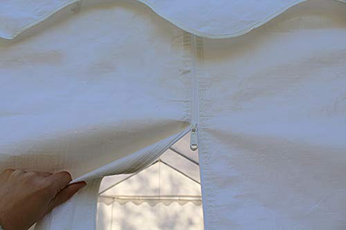 Solycarpa Carpa para Camping | Cenador Exterior Resistente con Ventanas, Impermeable. Alta Funcionalidad Económica | Ideal para Jardín, Eventos, Bodas, Feria, Restaurante y Terraza | 12 x 5 Metros - imagen 9