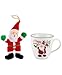 Pfaltzgraff 2-Pc. Winterberry Mug & Plush Santa Set,