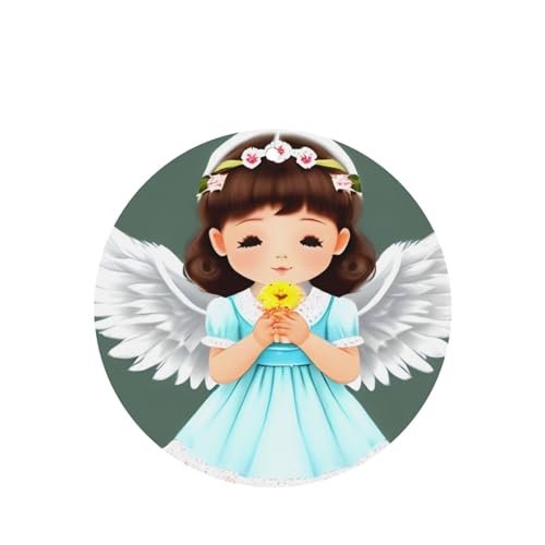 Hojas aromáticas para auto con diseño de ángel miniatura 1