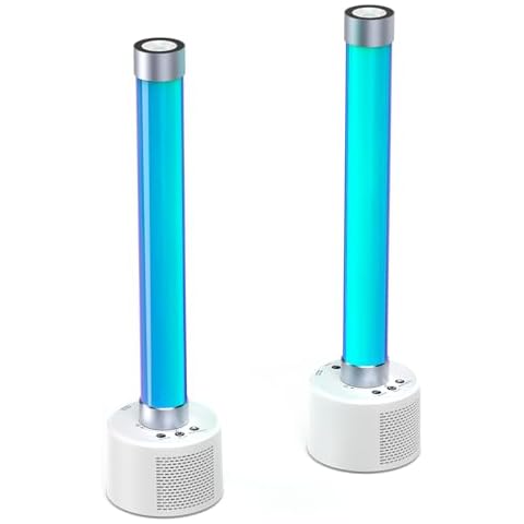 Queenfavor RGB Light Bar,TV LED Backlight,Audio + Mood Lighting All-in-One,Multiple Control Modes,Smart LED Light Bar for Room,Smart LED Gaming Lights with Music Mode and Scene Mode（Blue） Cover