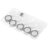 DOITOOL Kontaktlinsenbehälter-Set, Reise-Kontaktlinsenbox mit Pinzettenentferner, Werkzeug, Lösung, Kontaktapplikator für Outdoor, Büro, täglichen Gebrauch, zufällige Farbe, 5 Stück