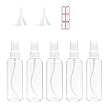 【Material seguro】- Nuestras botellas de spray de plástico están hechas de plástico de alta calidad, sin BPA, duraderas, rellenables y reutilizables, insípidas y no tóxicas, perfectas para su uso diario.