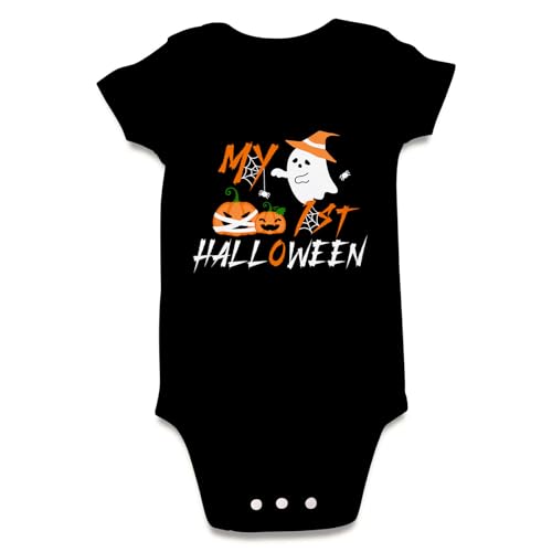 Image of Funnycokid Baby Boys Girls Bodysuit Funny Newborn Romper Short Sleeve Infant Neutral Outfits 0-12 Months