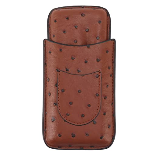 Funda de piel artificial para cigarros de 3 dedos compacta 6