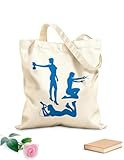 Capacità: Borsa tote media: può contenere tablet e libri, un'ottima scelta per la biblioteca o per andare al lavoro. Dimensioni:31x36 cm / 12,2x14,2 pollici. Caratteristiche: manici lunghi 22 cm / 8,6 pollici, perfetti per il trasporto a mano o a spalla.