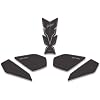 NIGHT CAT Compatible ZX-4R ZX4R/RR 2023 Motorcycle Fuel Tank Pad Kit Side Fuel Knee Guard Sticker Fuel Tank ProtectorBlack Gray 5pc
