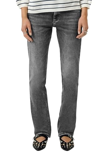 Jean Catie droit gris 34 de QS aux finitions haut de gamme pour femme