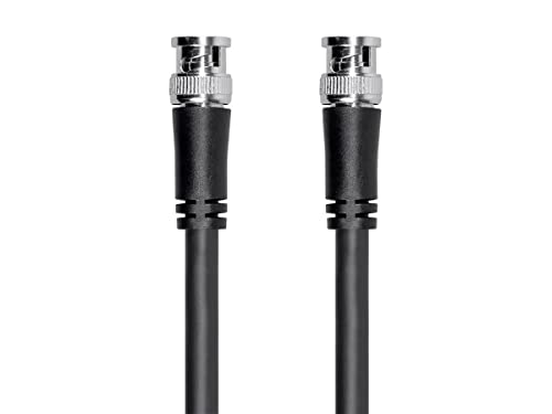 Monoprice Hd-Sdi Rg6 Bnc Cable - 50 Feet - Black | For Use In Hd-Serial Digital Video Transfer, Mobile Apps, Hdtv Upgrades, Broadband Facilities - Viper Series #TOP5