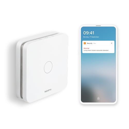 Netatmo - Smarter Kohlenmonoxidmelder, WLAN...
