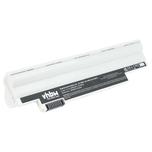 vhbw 1x Batterie Compatible avec Packard Bell Dot S E2 SPT, SE/R-111UK, SE R-111UK Ordinateur Portable (4400mAh, 11,1V, Li-ION)