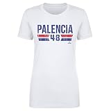 500 LEVEL Daniel Palencia Chicago C Font Women's T-Shirt (White, L)