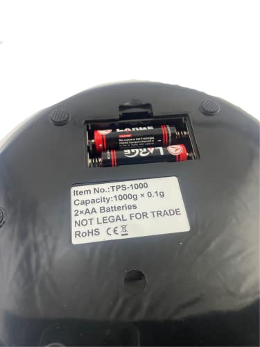 Teeter Totter (Tps) Digital Large Kitchen Scale, 1000G/0.1G Digital Scale, Electronic Scale Gram And Ounce, Large Food Scale, Herb Scale, Jewelry Scale, Screen Light #TOP7