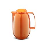 ROTPUNKT Isolierkanne 1,0 Liter I hochwertig I Glaseinsatz I voller GeschmackI I leicht zu reinigen I 24 Std heiß 36 std kalt - shiny fox