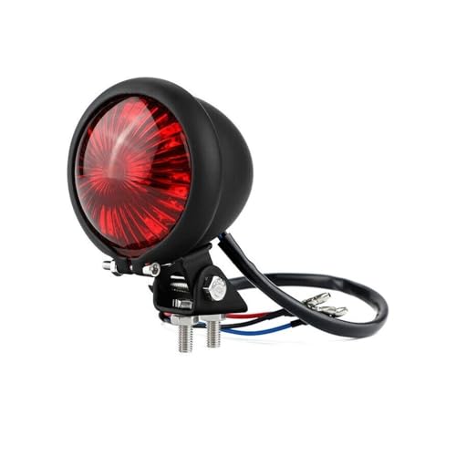 Feu arrière LED moto custom de style vintage finition premium pour Bobber