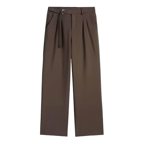 Men's Wide Leg Straight Loose Casual Style Trousers Draped Suit TrousersSock3