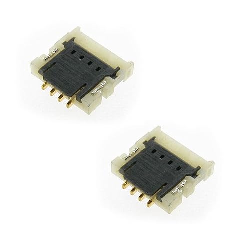 Lot de 2 connecteurs internes P6 pour écran tactile compatible avec Nintendo DS Lite (DSL), 3DS, 3DS XL, 2DS, Wii U Gamepad