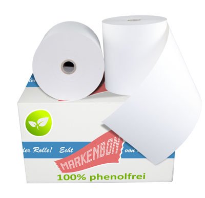 50 phenolfreie Thermorollen für Epson TM-T 20 [50m] - markenbon