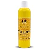 LM-Kreativ Acrylfarbe 150 ml - Gelb - Hochdeckende Acryl-Farbe, die perfekt für Künstler und Hobbymaler geeignet ist. Bestens geeignet als Holzfarbe oder zum Bemalen von Papier & Leinwand