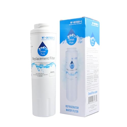 Replacement for Amana AFD2535DEB Refrigerator Water Filter - Compatible with Amana UKF8001AXX Fridge Water Filter Cartridge