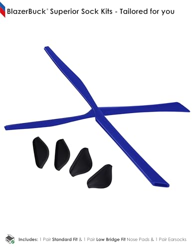 Image of BLAZERBUCK Replacement Sock Kits Earsocks & Nose Piece for Oakley Chainlink OO9247 Sunglasses