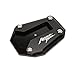 Produktbild Motorrad CNC Aluminium Seitenständer VerläNgerung Für Honda Africa Twin CRF1100L CRF1000L 2020 2021 Motorrad Kickstand Verlängerung (Farbe : Schwarz)