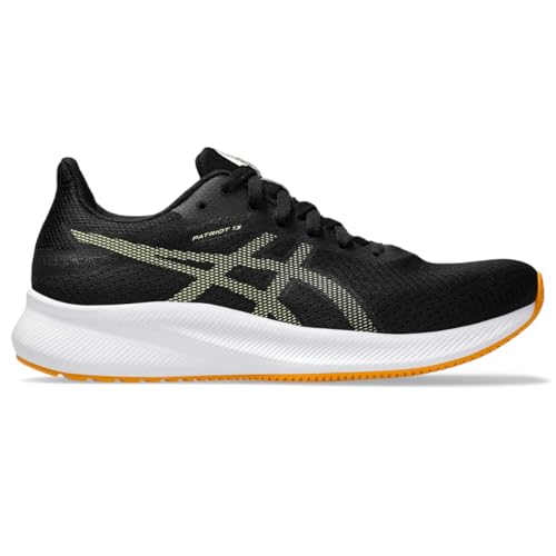 ASICS Men's Patriot 13 Running Shoes, 11, Black/Huddle Yellow
