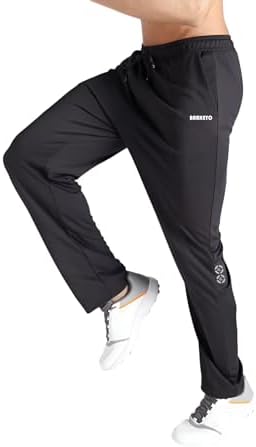 BARKEYO Men's Regular fit Track Pants Sweatproof & Quickdry Technology