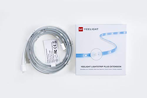 Yeelight Aurora Light Strip Extension, RGB Wireless Strip Light Kit, Dimmable, 16million Color, Work with Google Assistant and Amazon Alexa, 3.3FT/1M