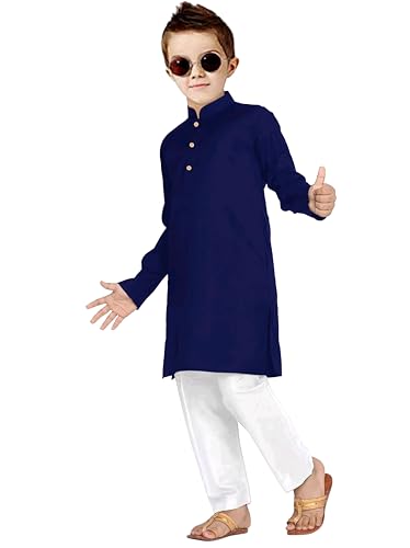 Image of Trustous Ethnic Wear Boys's Cotton Kurta Pyjama Sets
