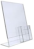 T'z Tagz 8.5x11 Acrylic Sign Holder with Tri Fold 4
