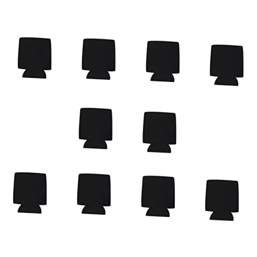 LIOOBO 10pcs Beer Bottle Cooler Sleeve Beer Can Huggers for Cans Decorative Beverage Insulator Sleeve Holder