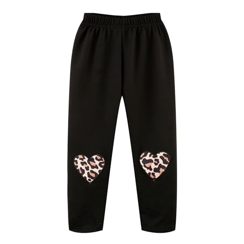 Image of Little Girls Outfits 2 Piece Toddler Long Sleeve Sweatshirt Leggings Pants Fall Winter Clothing Set 2-10 Years