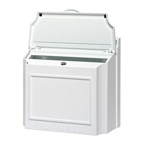 Whitehall Products White Wall Mailbox #TOP3