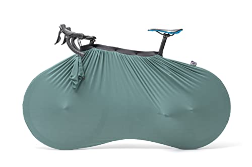 Funda para bicicleta extensible talla S M protectora impermeable para resguardar bicis en casa 2