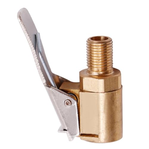 Buachois Boquilla para inflar neumáticos, Adaptador de Boquilla de Rosca para Bomba de Aire de Coche, Boquilla de Rosca de conversión Resistente para Motocicleta y Bicicleta