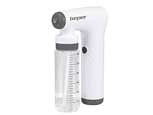 BEPER P202VAL110 Spruzzatore Elettrico, Nebulizzatore ricaricabile,2,6W, ABS, 120 ml, Utilizzabile con soluzioni disinfettanti a base alcolica, per le superfici, mobili e oggetti di uso comune