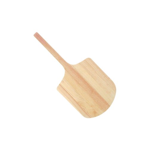 Image of American Metalcraft 4220 Wood Pizza Peel with 20 inch Handle, 21 inch x 20 inch Blade