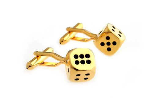 Mancuernillas MRCUFF Dados para Juego en Caja Regalo miniatura 2