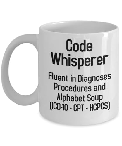 Generic - Medical Coder Mug Medical Biller Coffee Cup Funny Gift for Health Care Code Whisperer Clinical Codes Insurance Billing