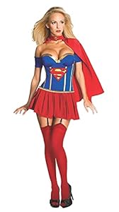 Rubie's offizielles Supergirl-Korsett-Kostüm für Damen, Erwachsenen-Kostüm, Größe XS
